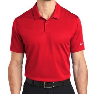 Nike Men's Dri-Fit Essential Solid Short Sleeve Red Polo